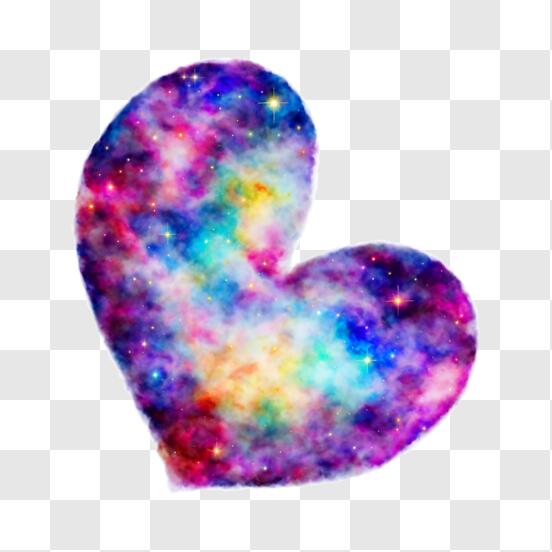 Download Heart-shaped Canvas Art with Moon and Stars PNG Online - Creative  Fabrica