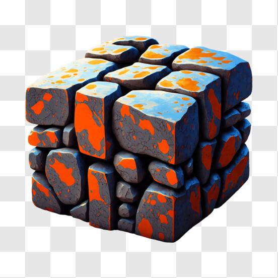 Origami Minecraft dirt block texture and template