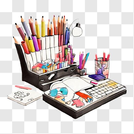 Art Supplies PNG Transparent Images Free Download, Vector Files