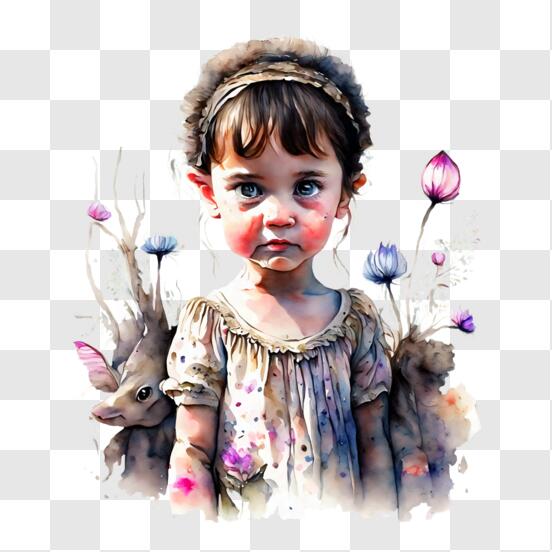 Retrato Dos Desenhos Animados De Um Menino E Meninas Pintando Com Tinta  Colorida No Fundo, Imagem De Arte Para Crianças Imagem de plano de fundo  para download gratuito