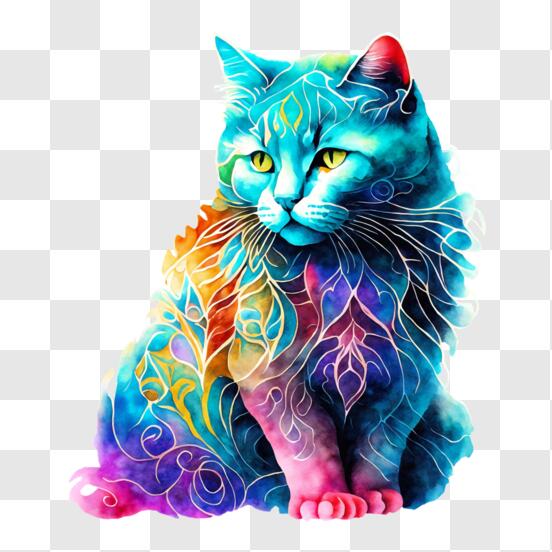 Rainbow Cat Series Diamond Painting Frames Designer Manual Design