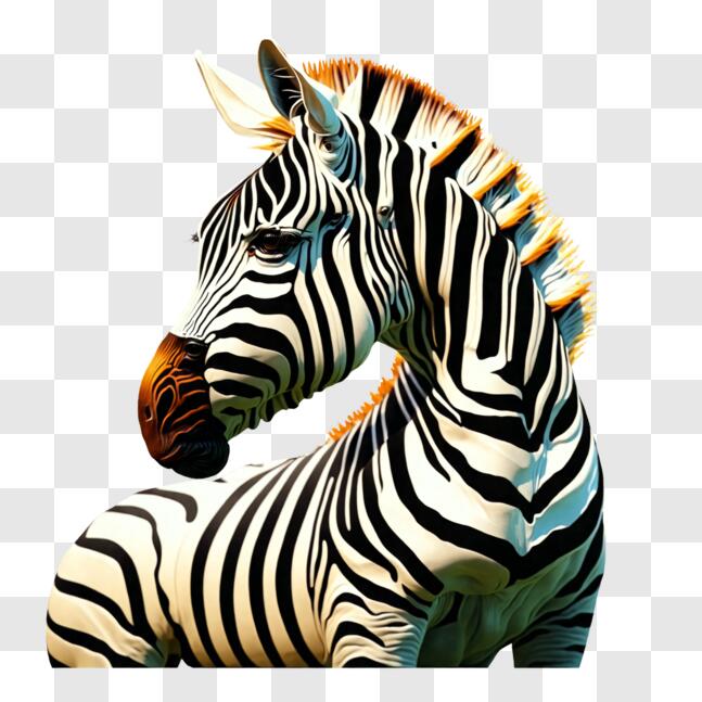 Download Stunning Image of a Zebra Standing on Hind Legs PNG Online ...