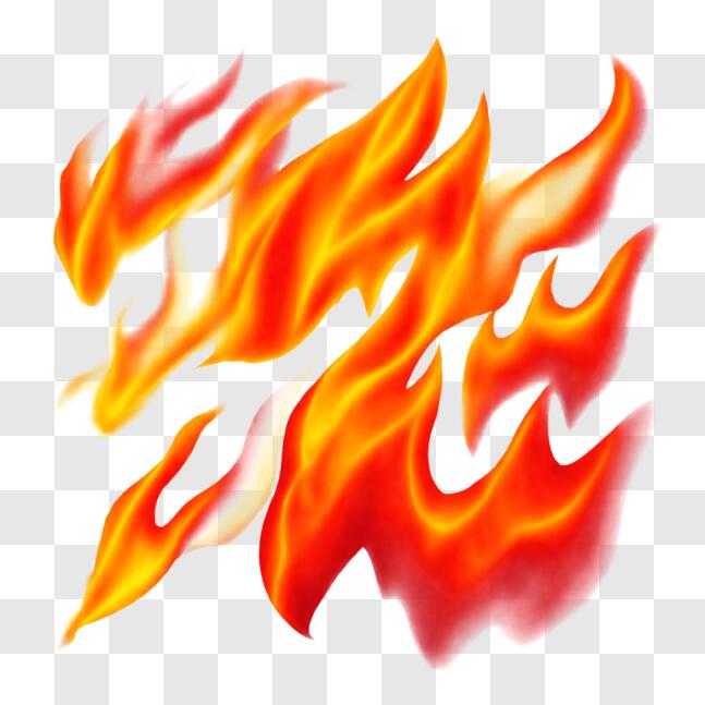 Download Red and Orange Fire Symbol PNGs Online - Creative Fabrica