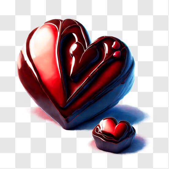 Scarica Cioccolatini a forma di cuore per San Valentino PNG Online -  Creative Fabrica
