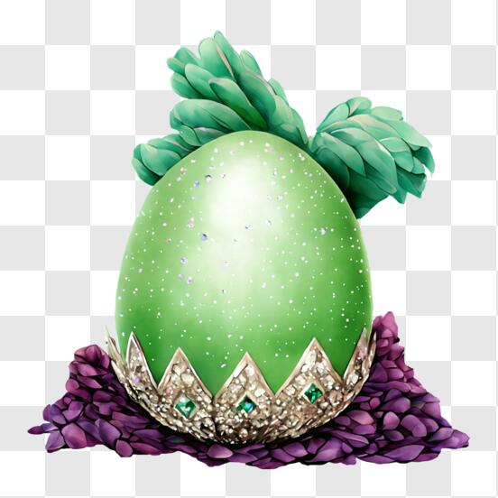 Happy Easter day eggs in nest 14466554 PNG