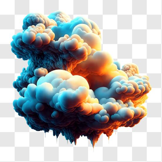 Download Colorful Abstract Cloud - Artistic and Mysterious PNG Online ...