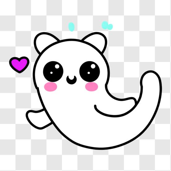 Baixe Emoji de Rosto de Gato Branco Fofo PNG - Creative Fabrica
