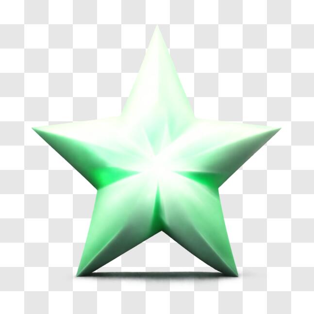 Green star stock photo. Image of isolated, pointed, five - 11536832