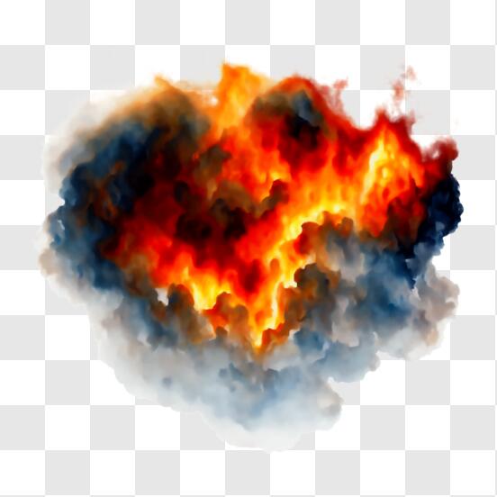 Desenho de Pilar de fogo e nuvem para colorir
