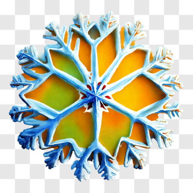 Download Colorful Snowflake representing Winter, Spring, Summer, and ...