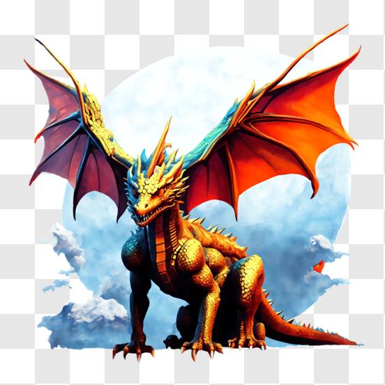 Jogo do dragão ilustração do vetor. Ilustração de fantasia - 22606599