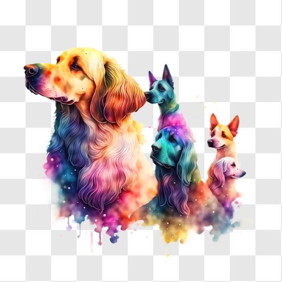 Group of Three Dogs - Different Breeds Patterns Group of Three Dogs - Different Breeds Patterns thumbnail