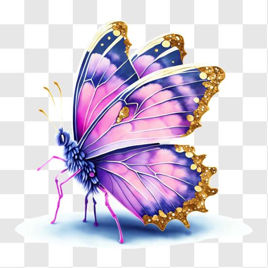 light purple butterfly background