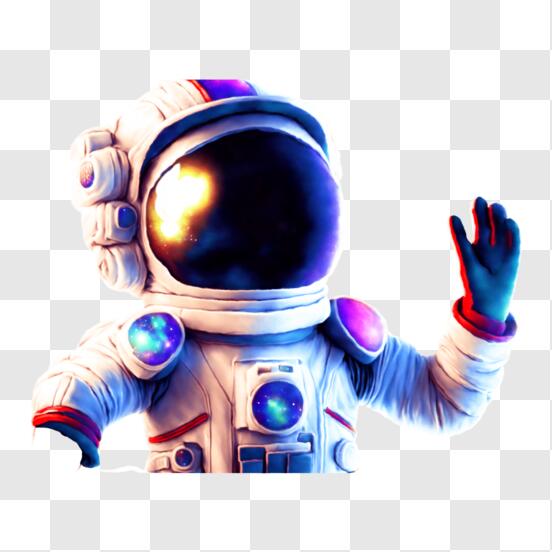 Download Astronaut in Outer Space PNG Online - Creative Fabrica