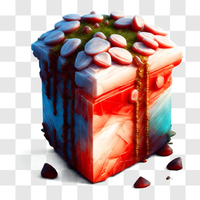 Download Celebratory Red, White, and Blue Cake PNG Online - Creative