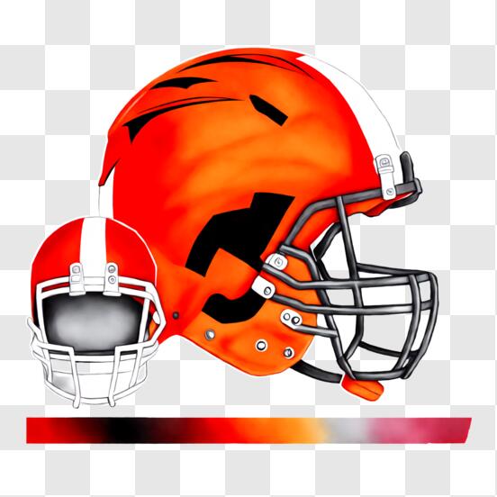 Logotipo de casco de fútbol americano diseño deportivo