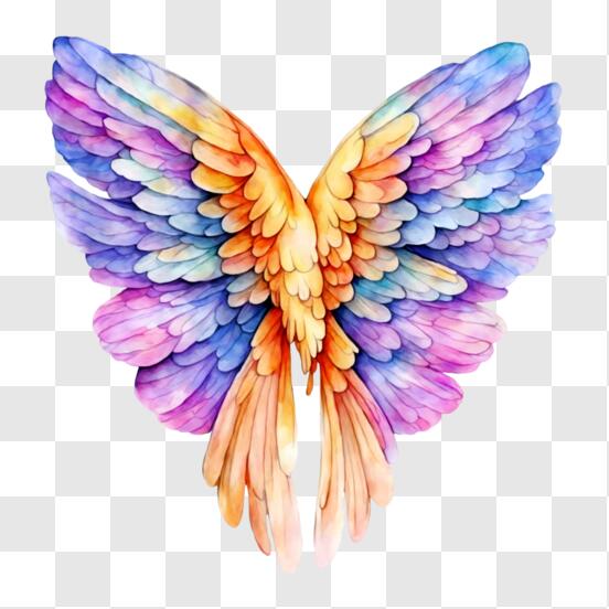 Gold Angel Wings Sublimation Clipart PNG Graphic by A Design · Creative  Fabrica