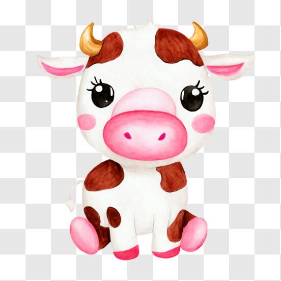 Télécharger Adorable vache jouet pour enfants PNG En Ligne - Creative  Fabrica