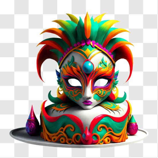 Mascara De Carnaval 