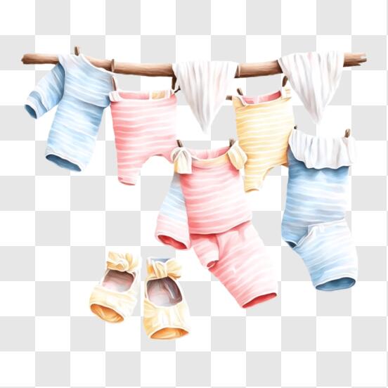 Baby Clothesline PNG - Download Free & Premium Transparent Baby