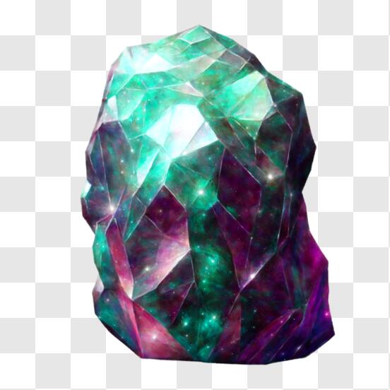 Scarica Cuore di cristallo multicolore luminoso PNG Online - Creative  Fabrica
