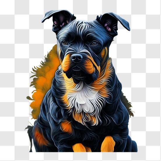 Desenho para colorir de cachorro Schnauze fofo para adultos · Creative  Fabrica