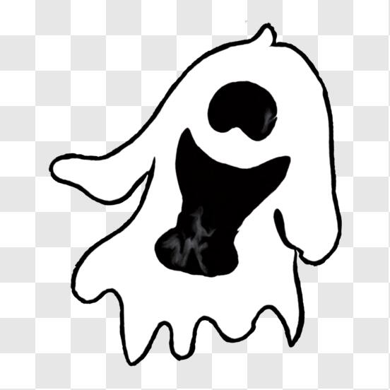 projeto de fantasma branco assustador de halloween em um fundo