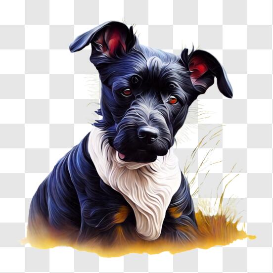 Desenho para colorir de cachorro Schnauze fofo para adultos · Creative  Fabrica