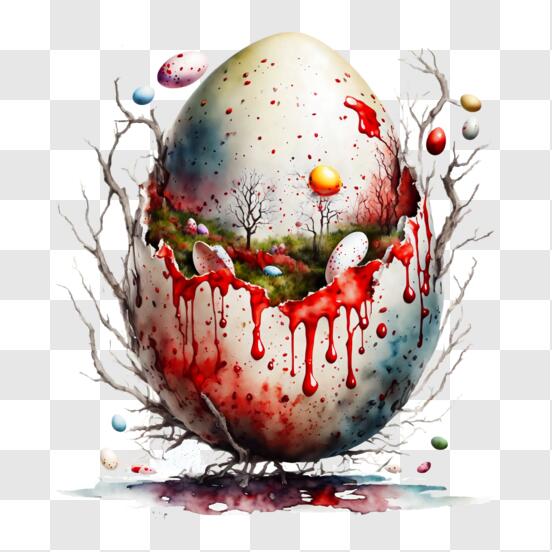 Ornate Chocolate Egg transparent PNG - StickPNG