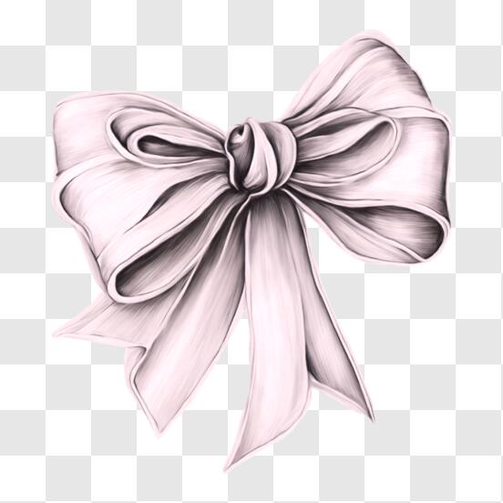 Download Elegant White Ribbon or Bow Tied into a Knot PNG Online - Creative  Fabrica