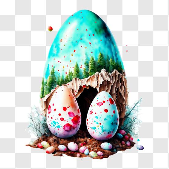 Easter Egg Background png download - 1024*1024 - Free Transparent