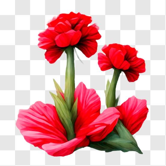 Baixe Sapo Vermelho Vibrante Entre Folhas Verdes e Flores PNG - Creative  Fabrica