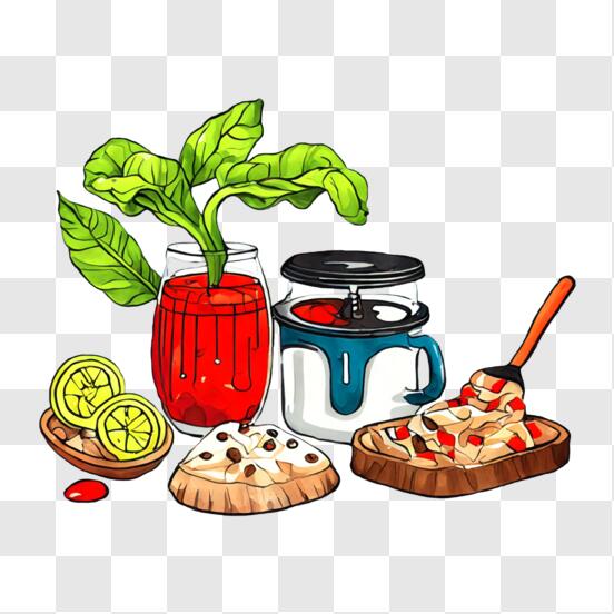 HOW TO DRAW FOOD THAT MAKES OUR 