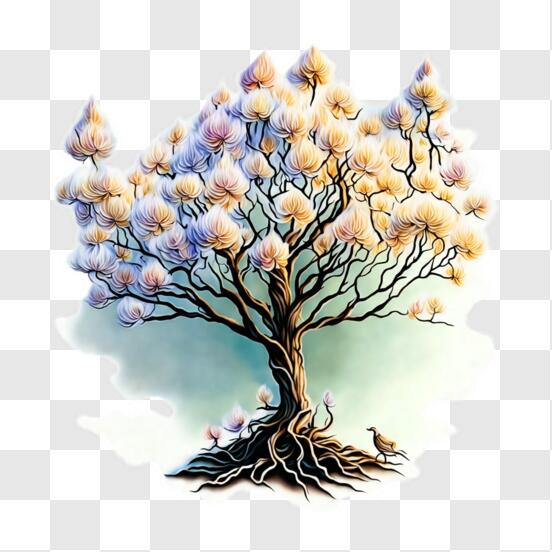 Aggregate more than 171 flower tree sketch best