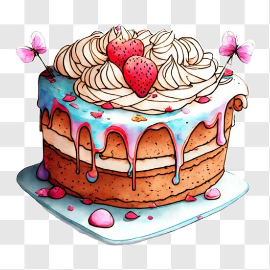 18 Cumpleaños Delicioso Pastel Con Velas En Forma De Número Para