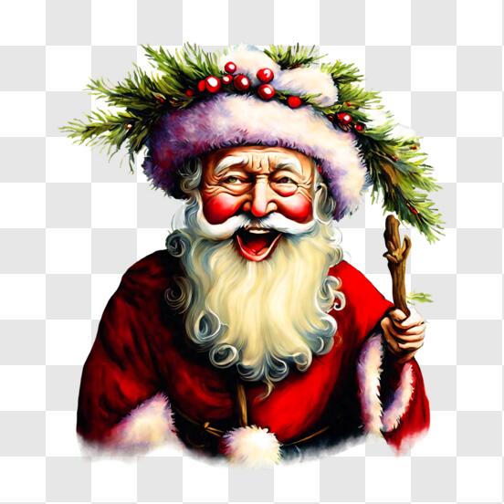 Santa Claus Hat - Simbolos De Natal Png - Free Transparent PNG