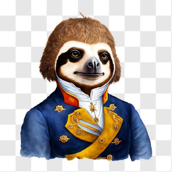 Royalty-themed Sloth