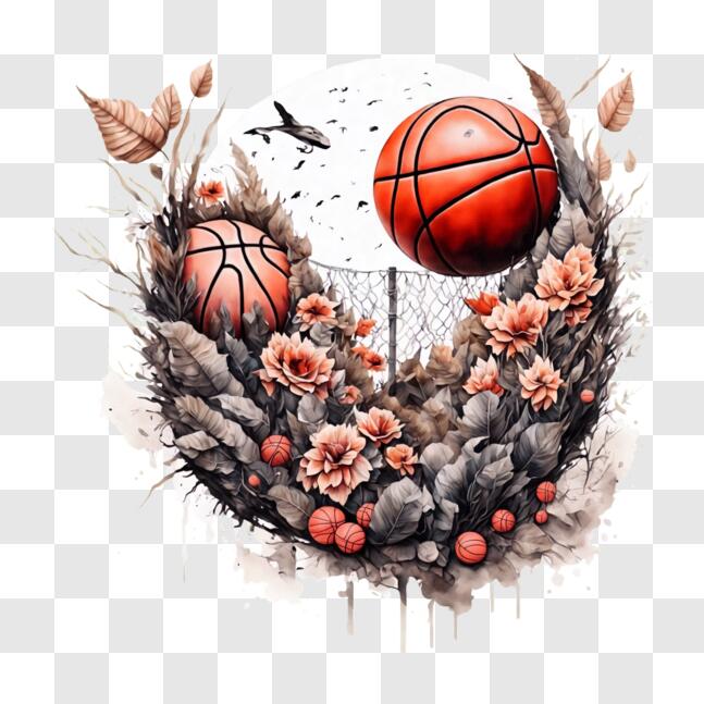 Desenho de bola basquete esportes jogos [download] - Designi