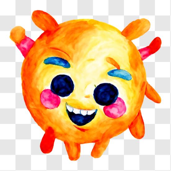 your biggest fan - adorable cursed emoji Sticker for Sale by Blue
