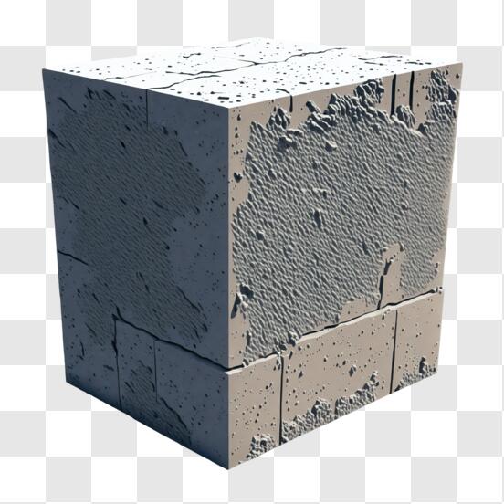 Concrete texture png, transparent background