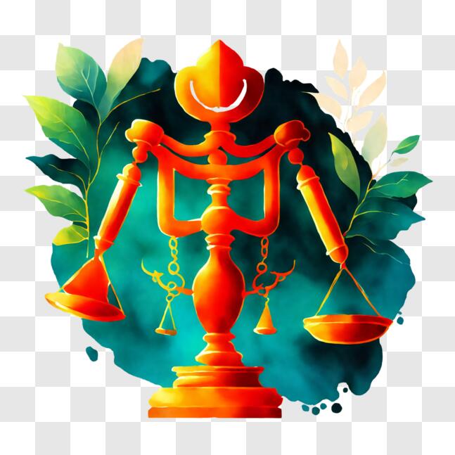 Download Statue of the Goddess of Law and Justice with