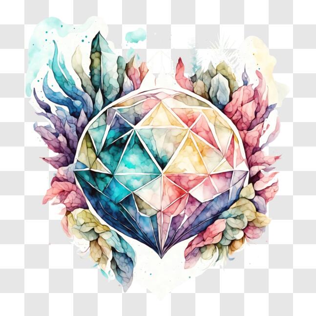 Download Colorful Abstract Diamond Art PNGs Online - Creative Fabrica