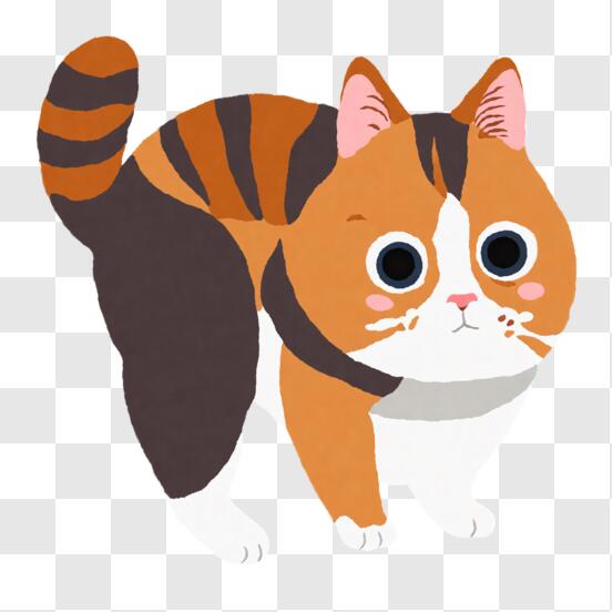 elemento de desenho animado de cabeça de gato gatinho fofo em 2023