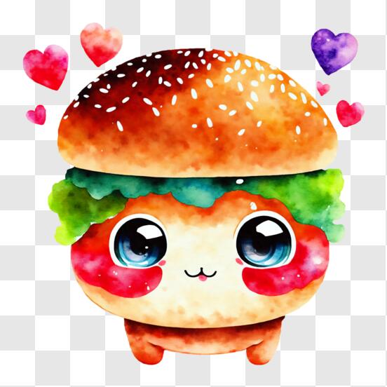 How To Draw Really Cute Hamburgers · Extract from Kawaii: How to