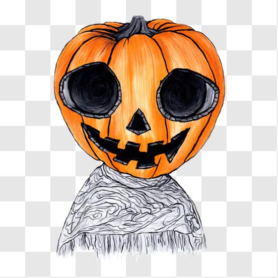 Baixe Desenho Fofo de Abóbora para o Halloween PNG - Creative Fabrica