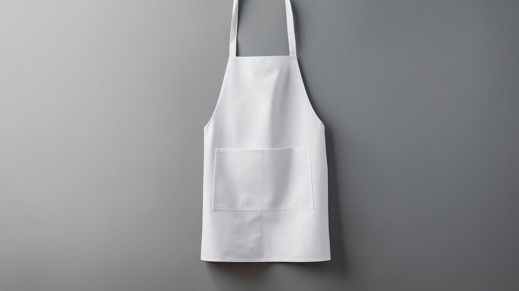 Download White Apron Hanging on Gray Background Mockups Online ...