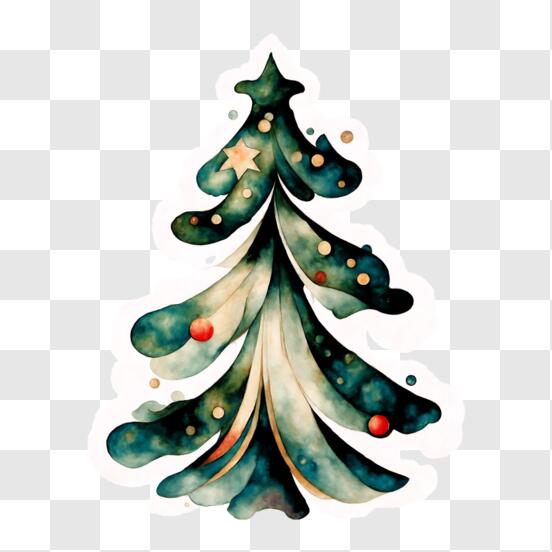christmas tree Sticker