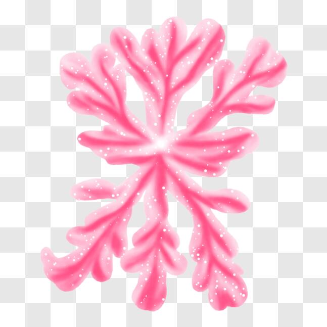 Download Pink Flower with White Spots PNG Online - Creative Fabrica