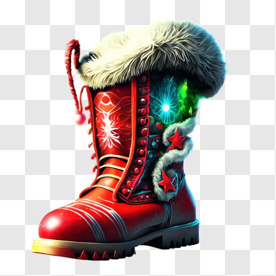Santa Boot PNG - Download Free & Premium Transparent Santa Boot PNG