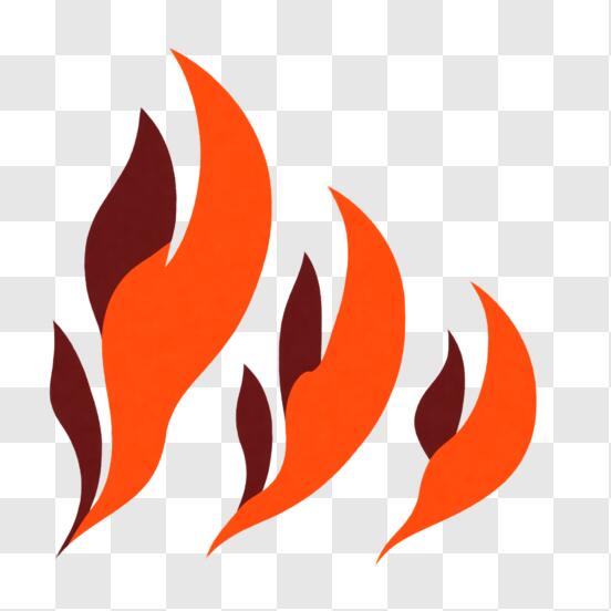 Abstrato de chamas de fogo sobre fundo vermelho, Vetor Premium